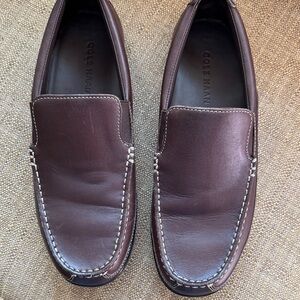Cole Haan Men's Dark Brown Leather Loafers 8M